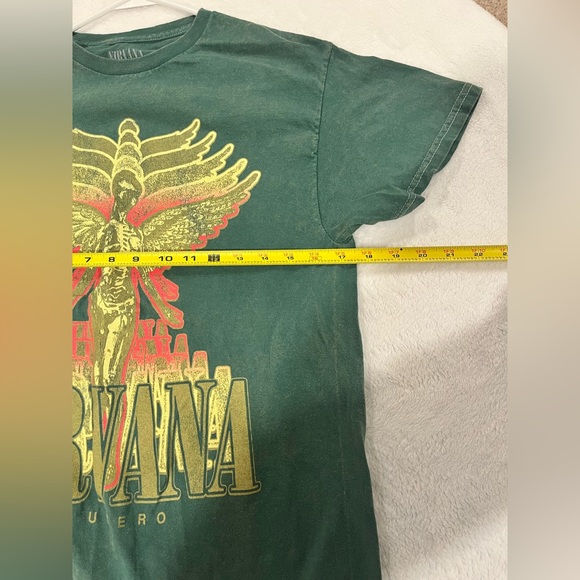 Nirvana Graphic Tee Bundle - In Utero Angel & Van Gogh Smiley - Size M - Picture 6 of 11